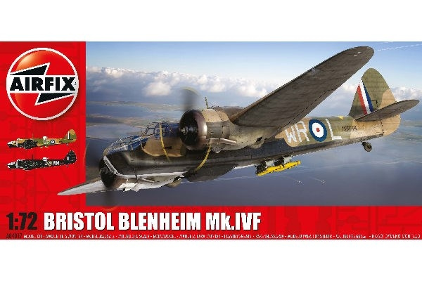 Airfix Bristol Blenheim Mk.IVF i gruppen SPORT, FRITID & HOBBY / Hobby / Plastmodeller / Fly & Helikoptre hos TP E-commerce Nordic AB (C29554)