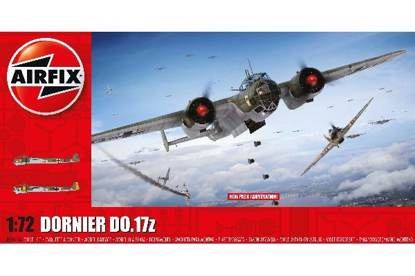 Airfix Dornier Do.17z i gruppen SPORT, FRITID & HOBBY / Hobby / Plastmodeller / Fly & Helikoptre hos TP E-commerce Nordic AB (C29557)