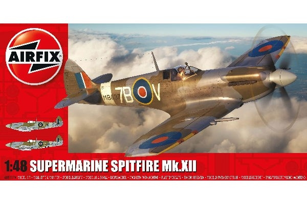 AIRFIX Supermarine Spitfire Mk.XII i gruppen SPORT, FRITID & HOBBY / Hobby / Plastmodeller / Fly & Helikoptre hos TP E-commerce Nordic AB (C29560)