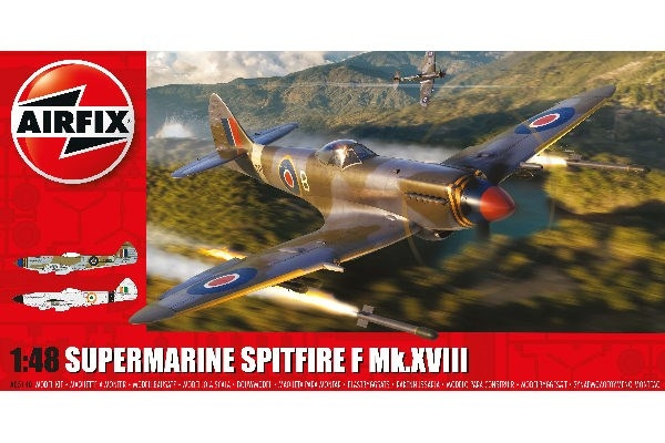 AIRFIX Supermarine Spitfire F Mk.XVIII i gruppen SPORT, FRITID & HOBBY / Hobby / Plastmodeller / Fly & Helikoptre hos TP E-commerce Nordic AB (C29562)