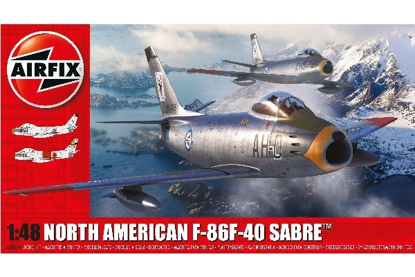 AIRFIX North American F-86F-40 Sabre i gruppen SPORT, FRITID & HOBBY / Hobby / Plastmodeller / Fly & Helikoptre hos TP E-commerce Nordic AB (C29563)