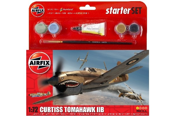 AIRFIX Curtiss Tomahawk IIB, 1:72 hanging gift set i gruppen SPORT, FRITID & HOBBY / Hobby / Plastmodeller / Fly & Helikoptre hos TP E-commerce Nordic AB (C29594)