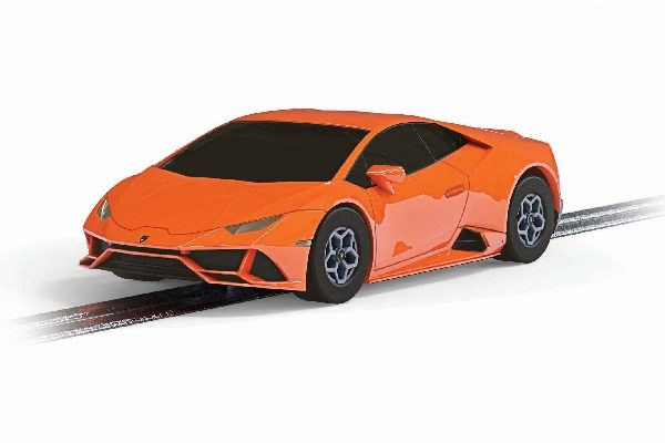 Scalextric Micro, Lamborghini Huracan Evo Car, oransje 1:64 i gruppen LEKER, BARN OG BABY / Radiostyrt / Bilbaner / Biler hos TP E-commerce Nordic AB (C29646)