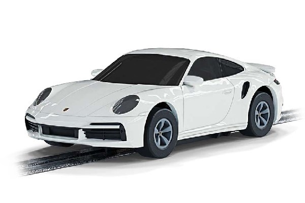 Scalextric Micro Porsche 911 Turbo Car, hvit 1:64 i gruppen LEKER, BARN OG BABY / Radiostyrt / Bilbaner / Biler hos TP E-commerce Nordic AB (C29647)