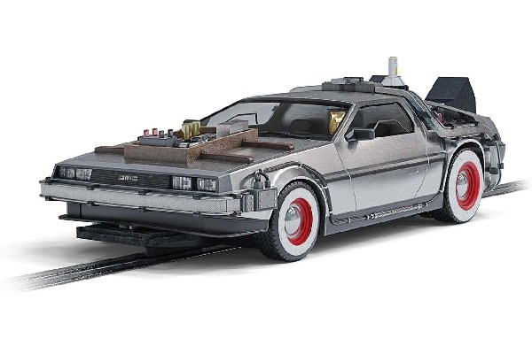Scalextric Tilbake til fremtiden 3 Tidsmaskin i gruppen LEKER, BARN OG BABY / Radiostyrt / Bilbaner / Biler hos TP E-commerce Nordic AB (C29652)