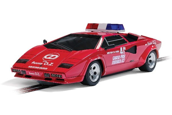 Scalextric Lamborghini Countach, sikkerhetsbil i Monaco GP 1983 i gruppen LEKER, BARN OG BABY / Radiostyrt / Bilbaner / Biler hos TP E-commerce Nordic AB (C29672)