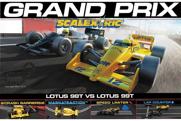 Scalextric 1980-tallets Grand Prix-løpssett i gruppen LEKER, BARN OG BABY / Radiostyrt / Bilbaner / Biler hos TP E-commerce Nordic AB (C29703)