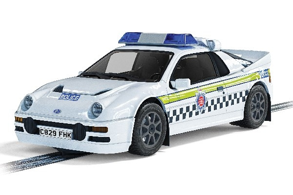 SCALEXTRIC Ford RS200 - Police Edition 1:32 i gruppen LEKER, BARN OG BABY / Radiostyrt / Bilbaner / Biler hos TP E-commerce Nordic AB (C29723)