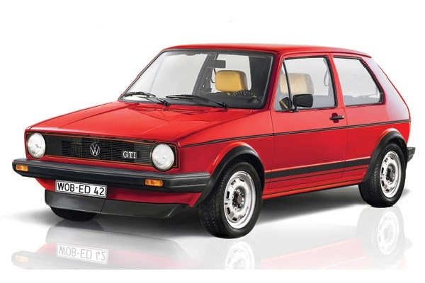 Italeri 1:24 VW Golf GTI First Series (1976) i gruppen SPORT, FRITID & HOBBY / Hobby / Plastmodeller / Biler hos TP E-commerce Nordic AB (C29775)