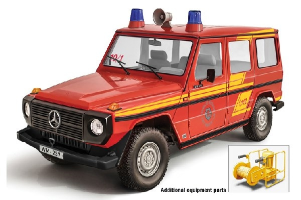 ITALERI 1:24 Mercedes Benz G230 Feuerwehr i gruppen SPORT, FRITID & HOBBY / Hobby / Plastmodeller / Biler hos TP E-commerce Nordic AB (C29780)