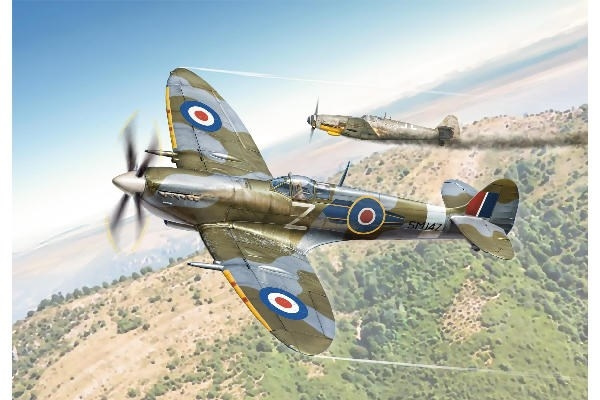 ITALERI 1:48 Spitfire Mk. IX i gruppen SPORT, FRITID & HOBBY / Hobby / Plastmodeller / Fly & Helikoptre hos TP E-commerce Nordic AB (C29788)