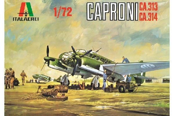 ITALERI 1:72 Caproni Ca. 313/314 (Vintage Limited Edition) i gruppen SPORT, FRITID & HOBBY / Hobby / Plastmodeller / Fly & Helikoptre hos TP E-commerce Nordic AB (C29797)