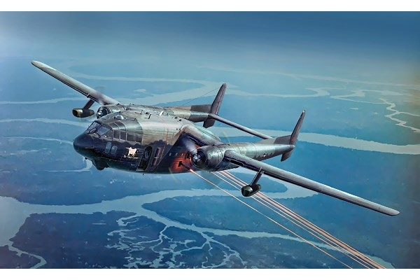 Italeri 1:72 AC-119K Stinger i gruppen SPORT, FRITID & HOBBY / Hobby / Plastmodeller / Fly & Helikoptre hos TP E-commerce Nordic AB (C29817)
