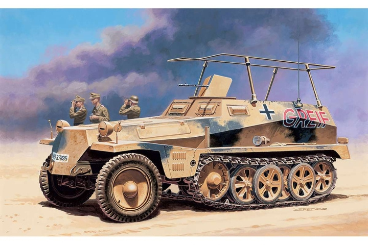 Italeri 1:72 Sd.Kfz. 250/3 i gruppen SPORT, FRITID & HOBBY / Hobby / Plastmodeller / Militære kjøretøy (land) hos TP E-commerce Nordic AB (C29836)