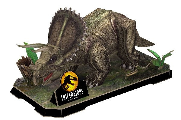 Revell 3D puzzle, Jurassic World Dominion, Triceratops i gruppen SPORT, FRITID & HOBBY / Hobby / Plastmodeller / Figurer hos TP E-commerce Nordic AB (C29850)