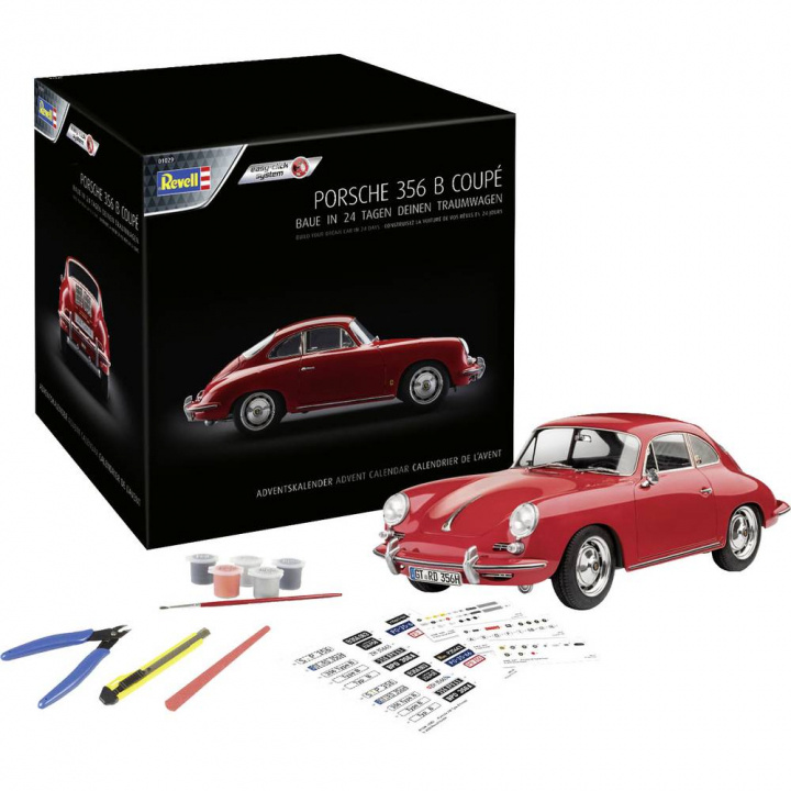 Revell Adventskalender \'Porsche 356\', enkelt klikk-system i gruppen LEKER, BARN OG BABY / Leker / Adventskalendere hos TP E-commerce Nordic AB (C29860)