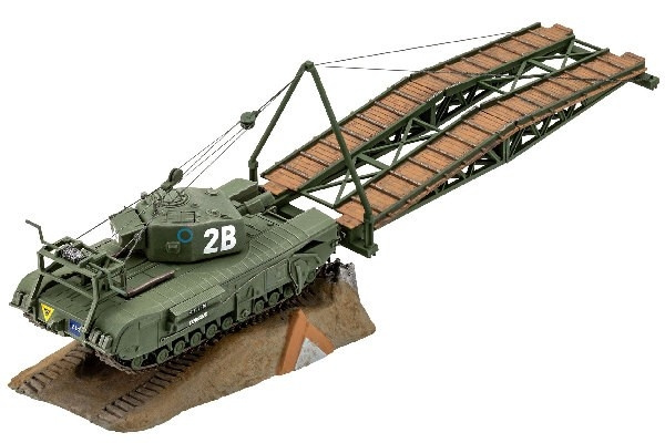 Revell Churchill A.V.R.E. 1:76 i gruppen SPORT, FRITID & HOBBY / Hobby / Plastmodeller / Militære kjøretøy (land) hos TP E-commerce Nordic AB (C29882)