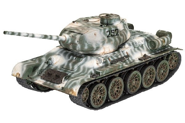 Revell T34/85 1:35 i gruppen SPORT, FRITID & HOBBY / Hobby / Plastmodeller / Militære kjøretøy (land) hos TP E-commerce Nordic AB (C29886)