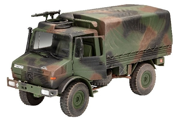 Revell Unimog 2T milgl i gruppen SPORT, FRITID & HOBBY / Hobby / Plastmodeller / Militære kjøretøy (land) hos TP E-commerce Nordic AB (C29891)