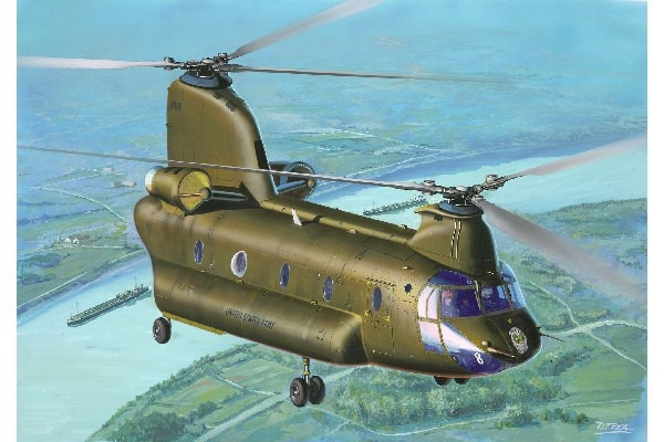 Revell CH-47D Chinook i gruppen SPORT, FRITID & HOBBY / Hobby / Plastmodeller / Fly & Helikoptre hos TP E-commerce Nordic AB (C29914)