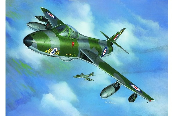 Revell Hawker Hunter FGA.9 i gruppen SPORT, FRITID & HOBBY / Hobby / Plastmodeller / Fly & Helikoptre hos TP E-commerce Nordic AB (C29918)