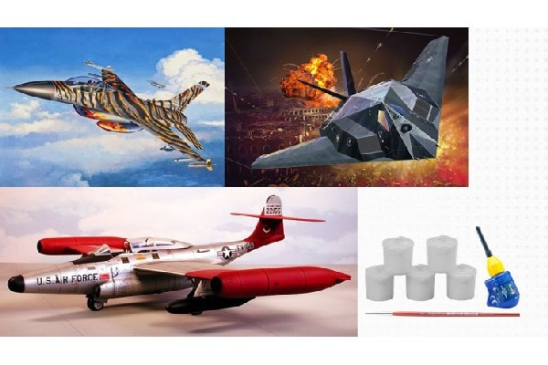 Revell Gift Set US Air Force 75th Anniversary i gruppen SPORT, FRITID & HOBBY / Hobby / Plastmodeller / Fly & Helikoptre hos TP E-commerce Nordic AB (C29946)