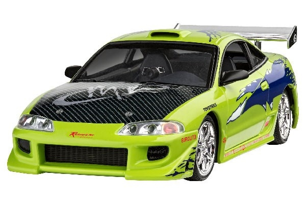 Revell Fast & Furious Brians Mitsubi Eclipse fra 1995 1:25 i gruppen SPORT, FRITID & HOBBY / Hobby / Plastmodeller / Biler hos TP E-commerce Nordic AB (C29968)