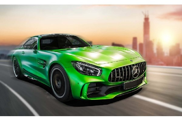 Revell Build \'n Race Mercedes-AMG GT R, green i gruppen SPORT, FRITID & HOBBY / Hobby / Plastmodeller / Biler hos TP E-commerce Nordic AB (C30002)