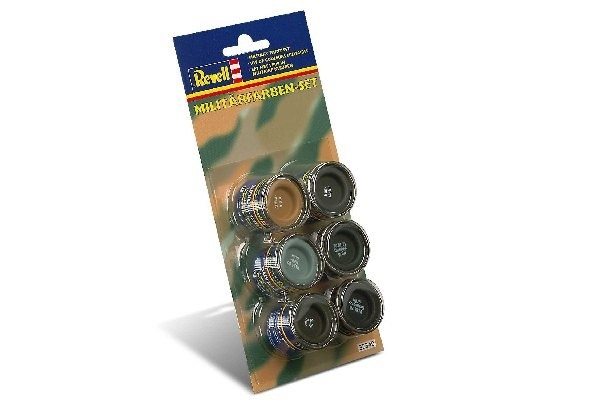 Revell Emalje Militærfargesett 6x14ml i gruppen SPORT, FRITID & HOBBY / Hobby / Hobbyfarger / Revell / Fargesett hos TP E-commerce Nordic AB (C30046)