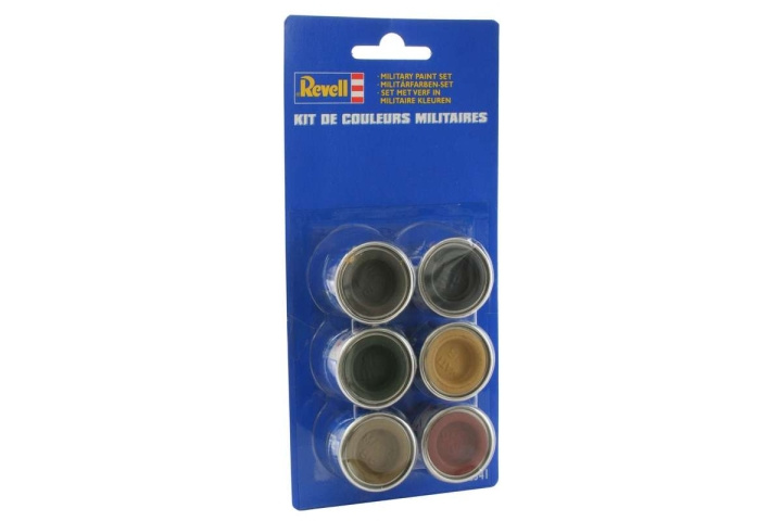 Revell Emalje Militærfargesett II 6x14ml i gruppen SPORT, FRITID & HOBBY / Hobby / Hobbyfarger / Revell / Fargesett hos TP E-commerce Nordic AB (C30047)