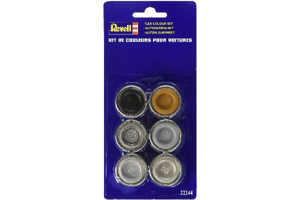 Revell Emalje bilfargesett 6x14ml i gruppen SPORT, FRITID & HOBBY / Hobby / Hobbyfarger / Revell / Fargesett hos TP E-commerce Nordic AB (C30050)