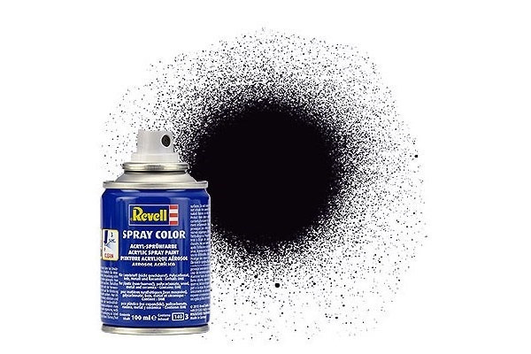 Revell Spray svart matt 100 ml. i gruppen SPORT, FRITID & HOBBY / Hobby / Hobbyfarger / Revell / Spraymaling hos TP E-commerce Nordic AB (C30055)