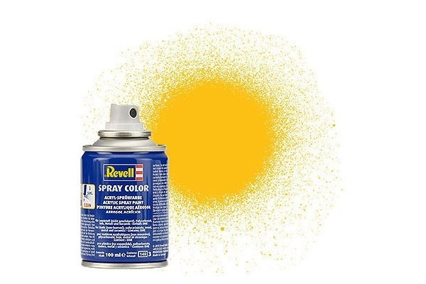 Revell Spray yellow mat 100 ml. i gruppen SPORT, FRITID & HOBBY / Hobby / Hobbyfarger / Revell / Spraymaling hos TP E-commerce Nordic AB (C30058)