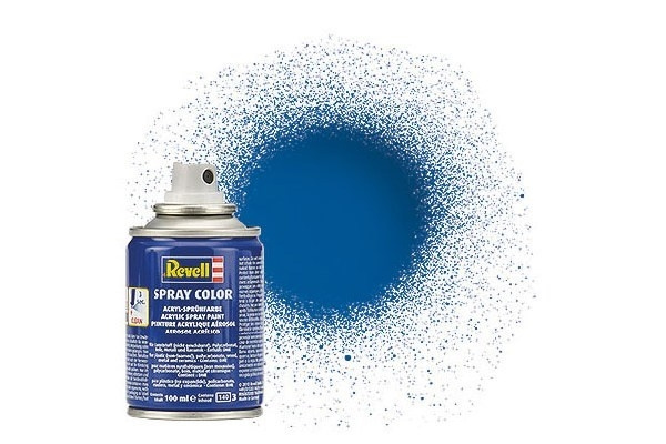 Revell Spray blue gloss 100 ml. i gruppen SPORT, FRITID & HOBBY / Hobby / Hobbyfarger / Revell / Spraymaling hos TP E-commerce Nordic AB (C30064)