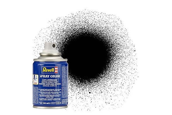 Revell Spray svart silke 100 ml. i gruppen SPORT, FRITID & HOBBY / Hobby / Hobbyfarger / Revell / Spraymaling hos TP E-commerce Nordic AB (C30077)