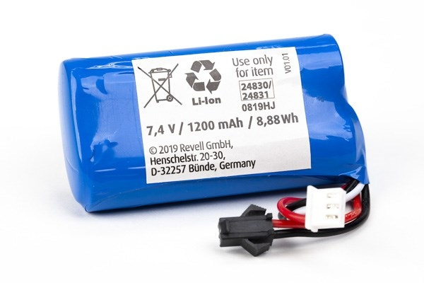 Revell Batteri 7,4V 1200mAh (24830/24831) i gruppen SPORT, FRITID & HOBBY / Hobby / Plastmodeller / Diverse hos TP E-commerce Nordic AB (C30142)