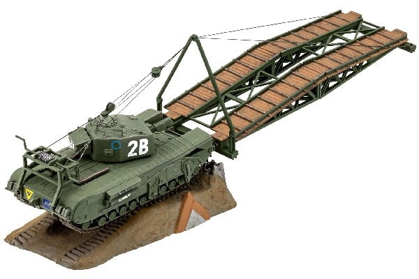 Revell Modellsett Churchill A.V.R.E. 1:76 i gruppen SPORT, FRITID & HOBBY / Hobby / Plastmodeller / Militære kjøretøy (land) hos TP E-commerce Nordic AB (C30145)