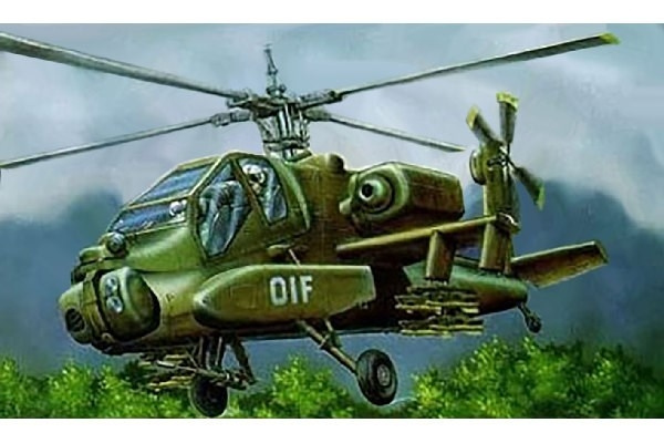 Revell Modellsett AH-64A Apache i gruppen SPORT, FRITID & HOBBY / Hobby / Plastmodeller / Fly & Helikoptre hos TP E-commerce Nordic AB (C30150)