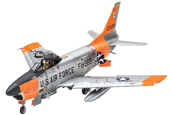 Revell Modellsett F-86D Dog Sabre i gruppen SPORT, FRITID & HOBBY / Hobby / Plastmodeller / Fly & Helikoptre hos TP E-commerce Nordic AB (C30152)