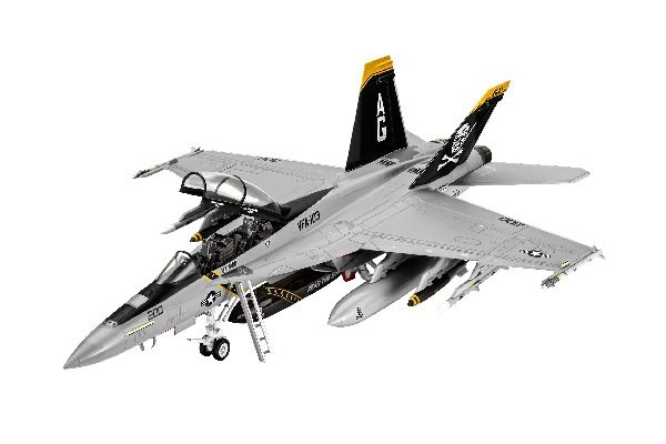 Revell Model Set F/A-18F Super Hornet i gruppen SPORT, FRITID & HOBBY / Hobby / Plastmodeller / Fly & Helikoptre hos TP E-commerce Nordic AB (C30154)