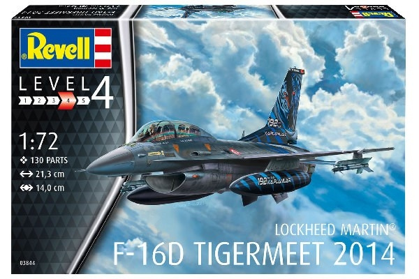Revell Modellsett F-16D Fighting Falcon 1:72 i gruppen SPORT, FRITID & HOBBY / Hobby / Plastmodeller / Fly & Helikoptre hos TP E-commerce Nordic AB (C30159)