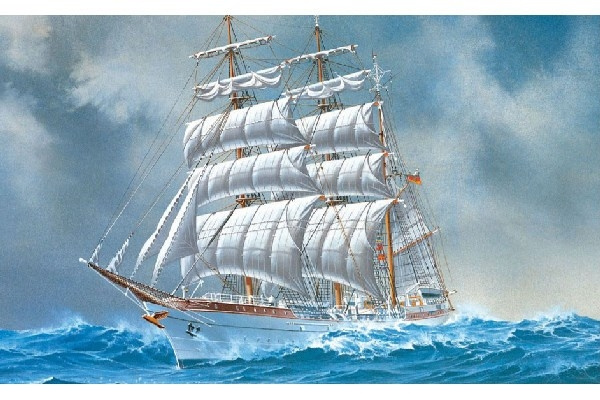 Revell Modellsett Gorch Fock i gruppen SPORT, FRITID & HOBBY / Hobby / Plastmodeller / Skip hos TP E-commerce Nordic AB (C30165)
