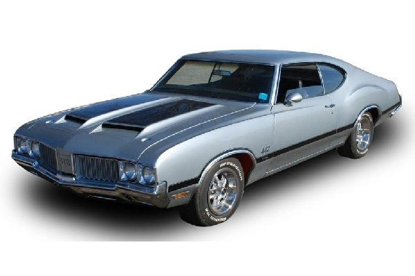 Revell Modellsett \'71 Oldsmobile 442 Coupé i gruppen SPORT, FRITID & HOBBY / Hobby / Plastmodeller / Biler hos TP E-commerce Nordic AB (C30180)