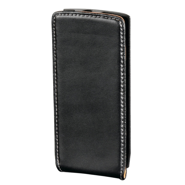 Hama Mobilväska Flip-Front Samsung WaveII Läder Svart i gruppen SMARTTELEFON & NETTBRETT / Mobilbeskyttelse / Samsung hos TP E-commerce Nordic AB (C30203)