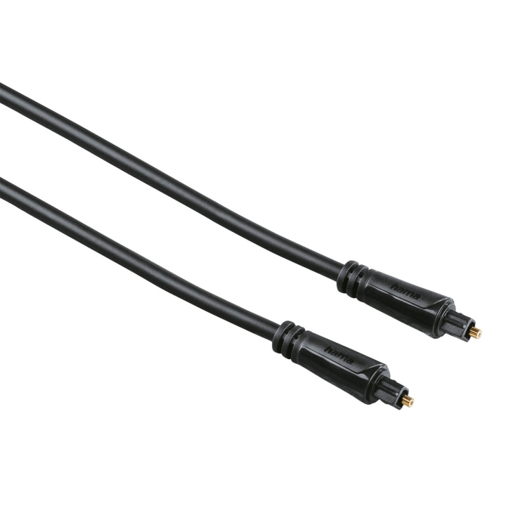 Hama Kabel Audio Optisk Guld Svart 0.75m i gruppen Elektronikk / Kabler og adaptere / Lyd Digital hos TP E-commerce Nordic AB (C30205)