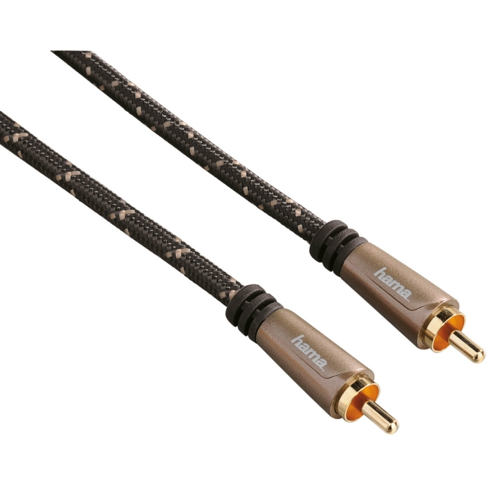 Hama Kabel Audio Digital RCA Pro Svart 3m i gruppen Elektronikk / Kabler og adaptere / RCA / Kabler hos TP E-commerce Nordic AB (C30209)