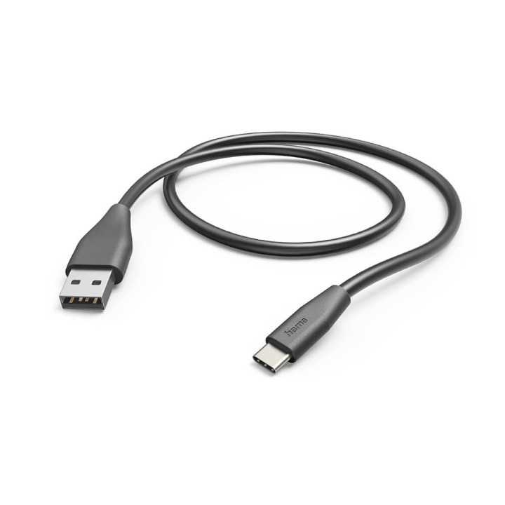 Hama Ladekabel USB-A til USB-C Svart 1,5m i gruppen SMARTTELEFON & NETTBRETT / Ladere og Kabler / Kabler / Kabler type C hos TP E-commerce Nordic AB (C30220)