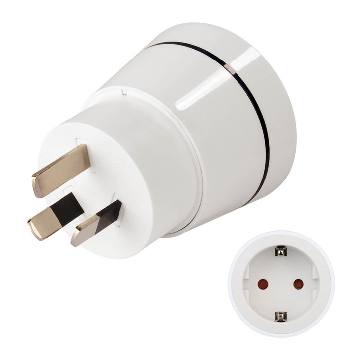 Hama Reiseadapter Type I EU-Kina i gruppen HJEM, HUS OG HAGE / El og belysning / Reiseadaptere hos TP E-commerce Nordic AB (C30229)