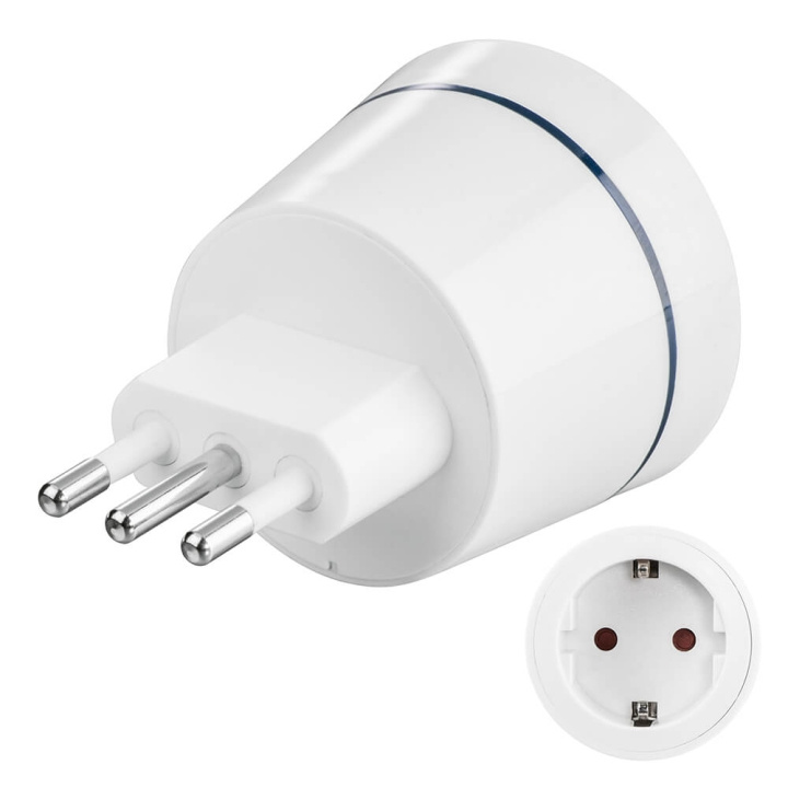 Hama Reiseadapter Type L EU-Italia i gruppen HJEM, HUS OG HAGE / El og belysning / Reiseadaptere hos TP E-commerce Nordic AB (C30230)
