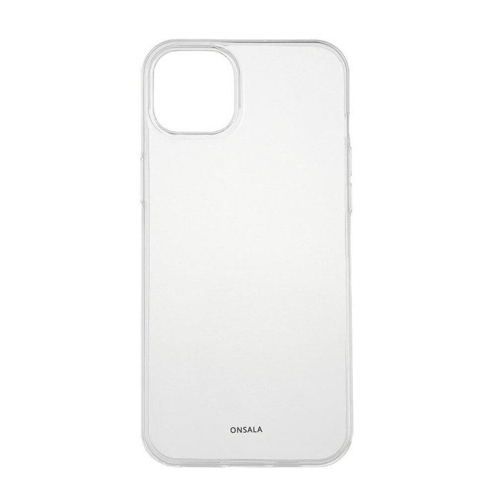 ONSALA Mobildeksel Resirkulert TPU Transparent - iPhone 15 Plus i gruppen SMARTTELEFON & NETTBRETT / Mobilbeskyttelse / Apple / iPhone 15 hos TP E-commerce Nordic AB (C30277)